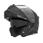 Casque Modulable Nox N967 Synchro Mat - Blanc Noir