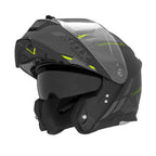 Casque Modulable Nox N967 Synchro Noir Mat - Jaune