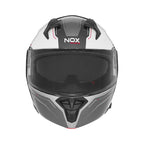 Casque Modulable Nox N968 Tomak - Blanc Rouge