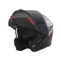 Casque Modulable Nox N968 Ultra Noir Mat - Rouge