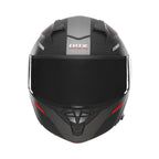 Casque Modulable Nox N968 Ultra Noir Mat - Rouge