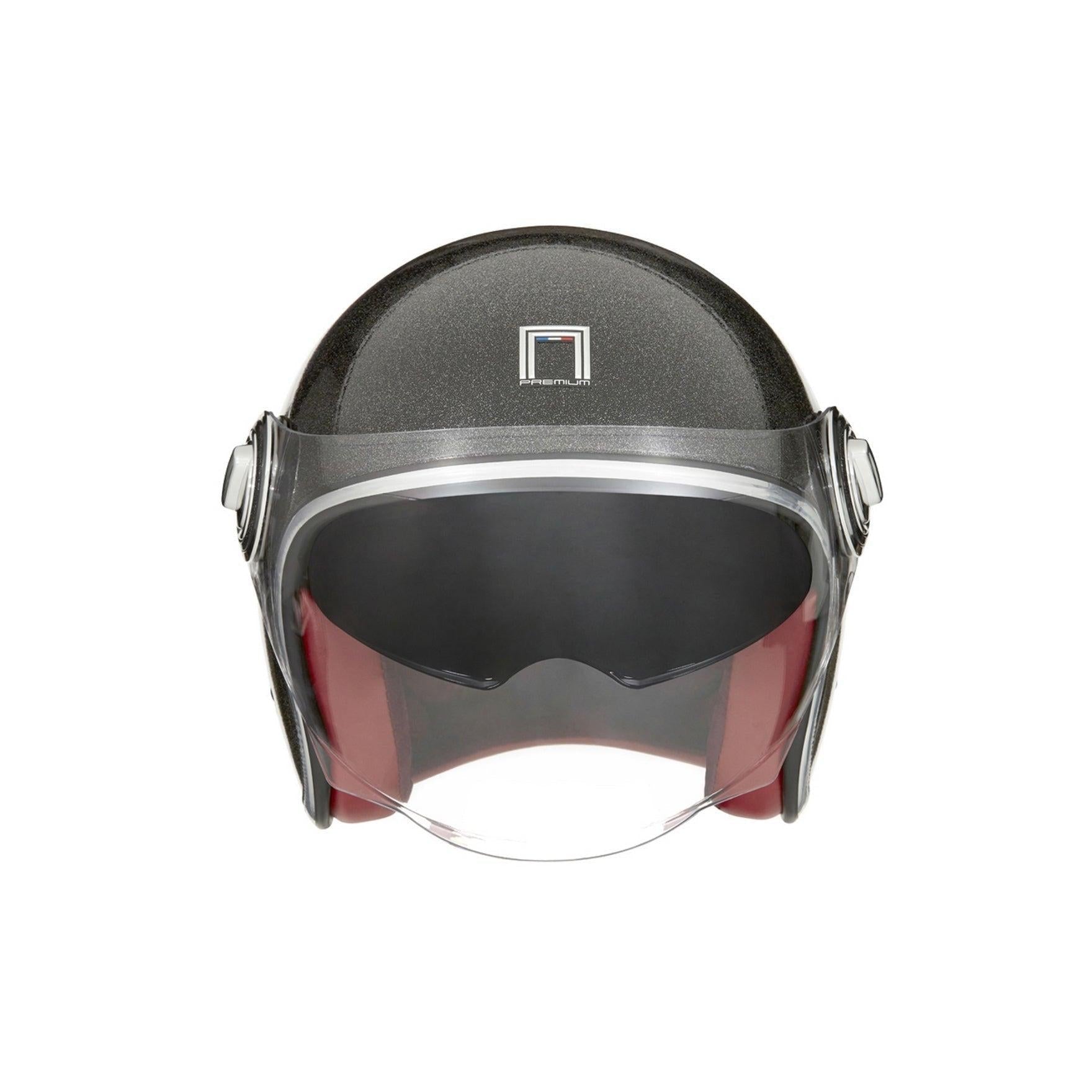 Casque Nox Premium Jet Heritage Noir Paillete