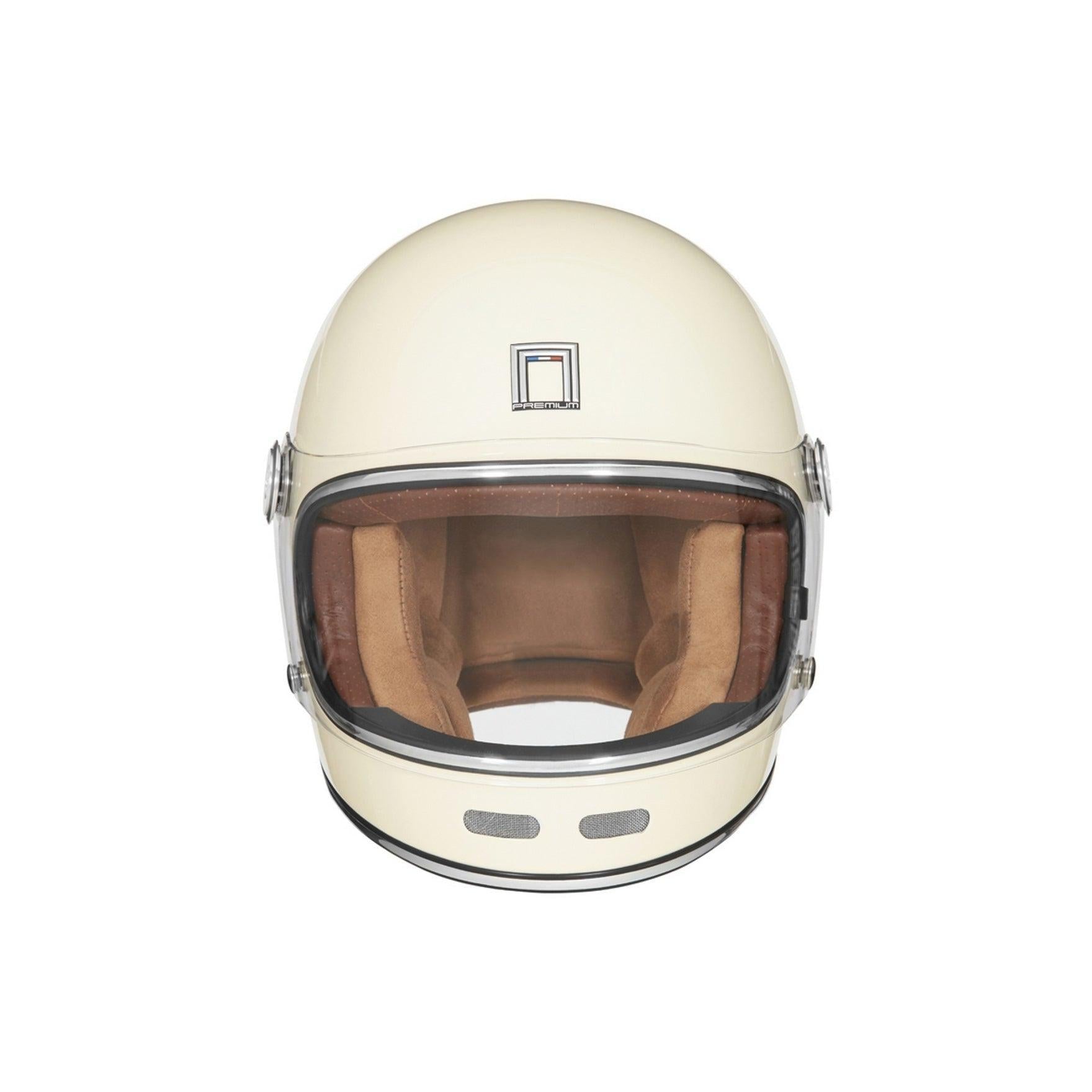 Casque Nox Premium Integral Revenge - Creme Brillant