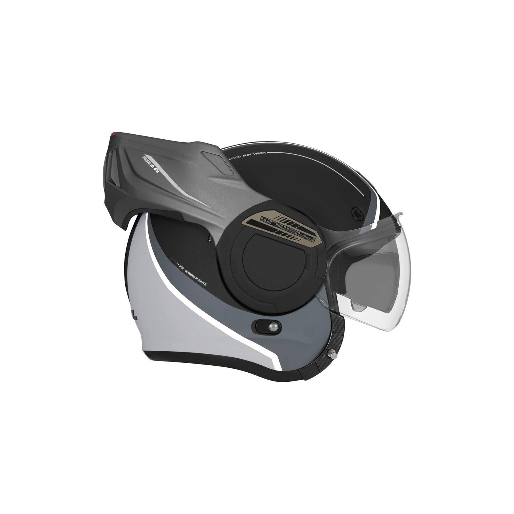 Casque Premium Nox Modulable Stratos Fighter - Noir Mat Titanium
