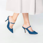 Mules Mary Jane Denim 75