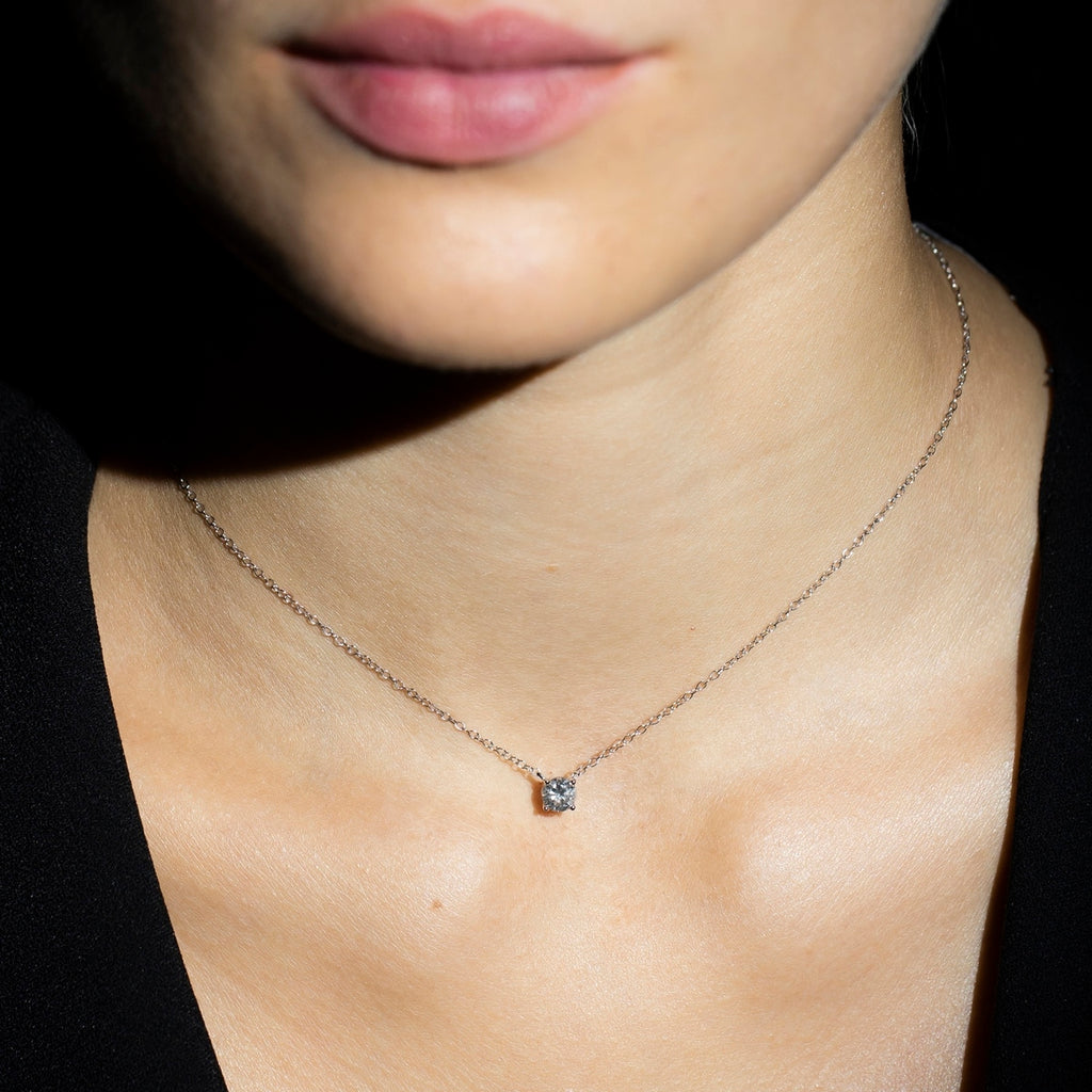 Collier "Collier Impérial 0,5" D0,5Ct/1 - Or Blanc