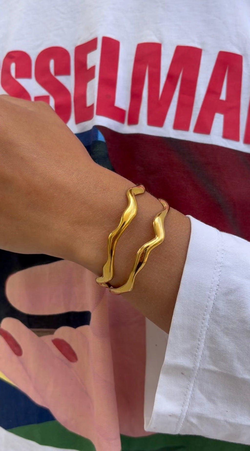 Bracelet Wave Bangle