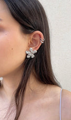 Boucles D'Oreilles Textured Flower