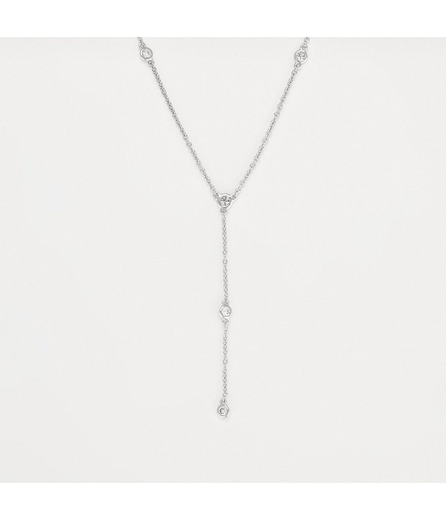 Collier "Rêve Céleste" - D0,15/7 - Or Blanc
