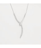 Collier "Etreinte Céleste" - D0,20/20 - Or Blanc