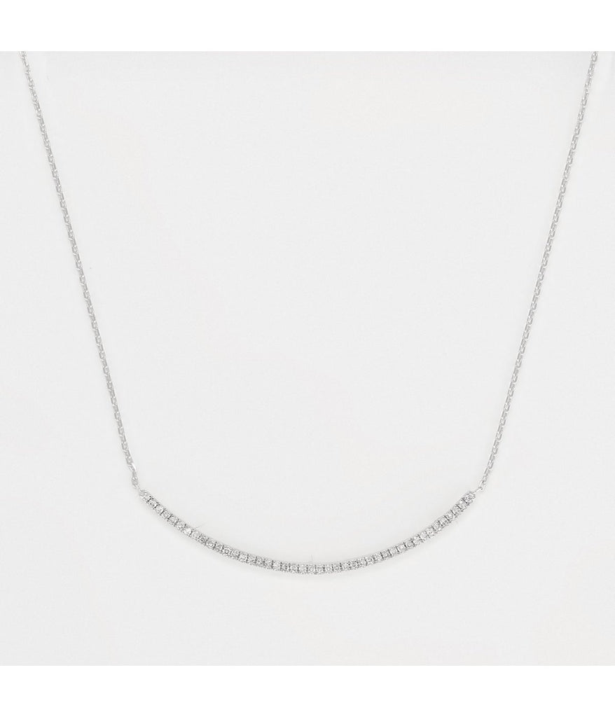 Collier "Shining Diamond" - D0,12/43 - Or Blanc