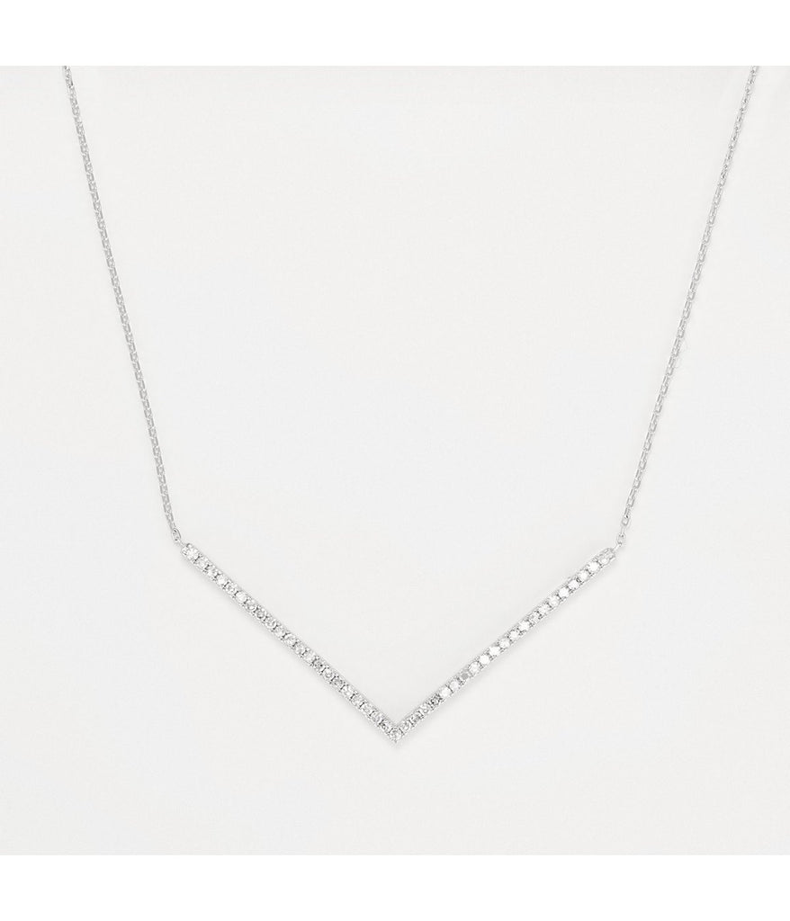 Collier "Shining Life" - D0,20/43 - Or Blanc