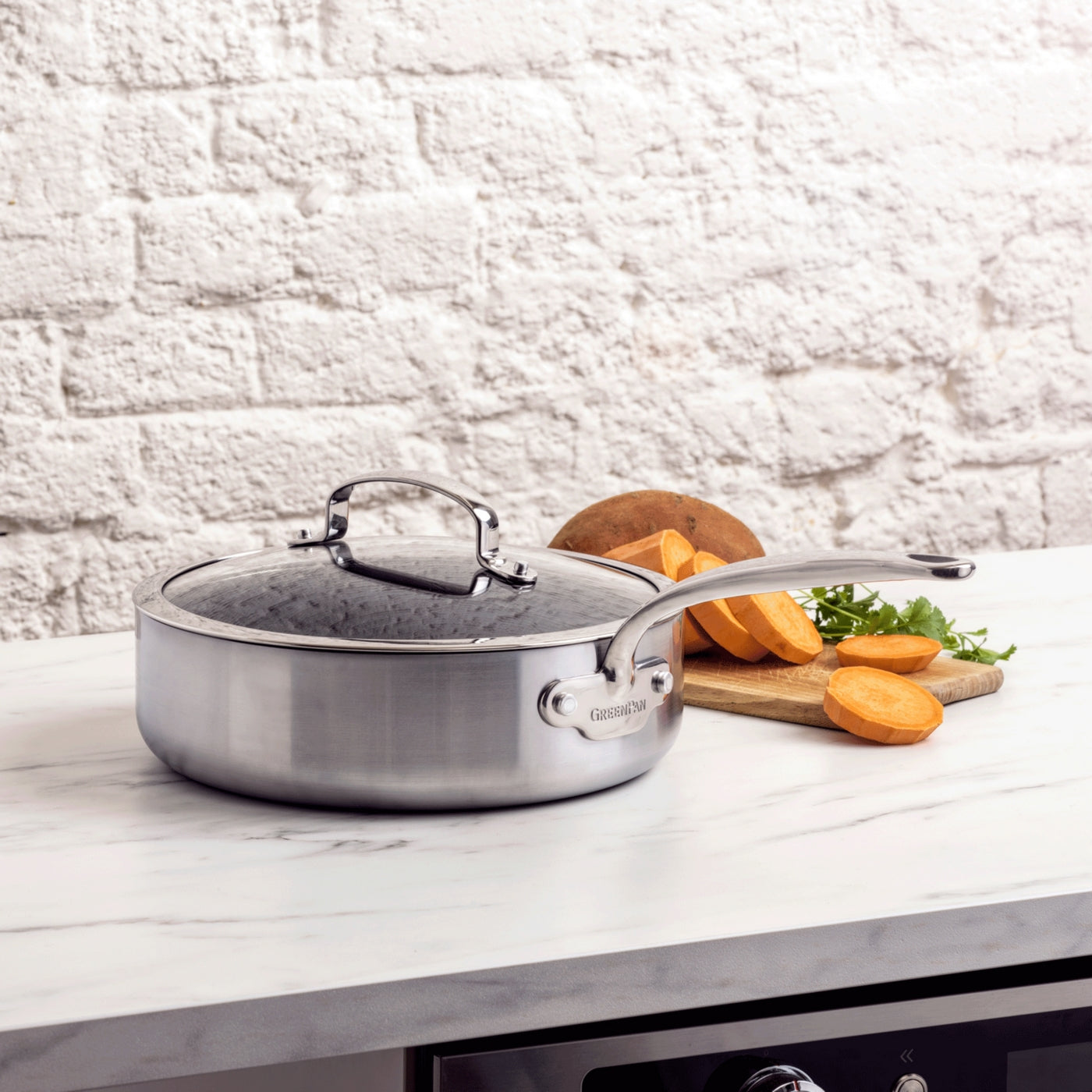Greenpan Barcelona Evershine 3Ply Sauteuse