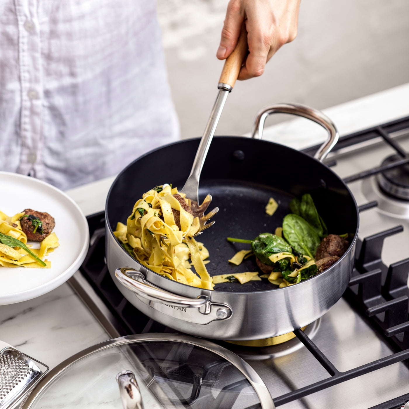 Greenpan Barcelona Evershine 3Ply Sauteuse