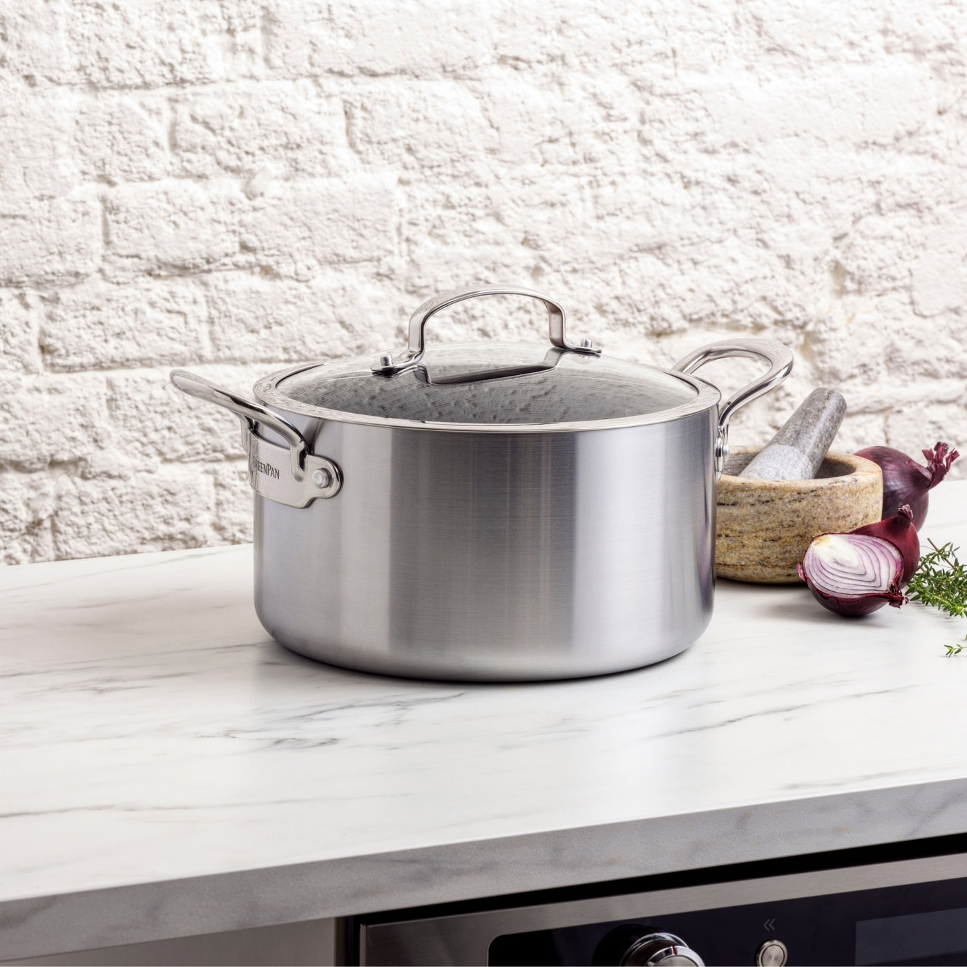 Greenpan Barcelona Evershine 3Ply Faitout