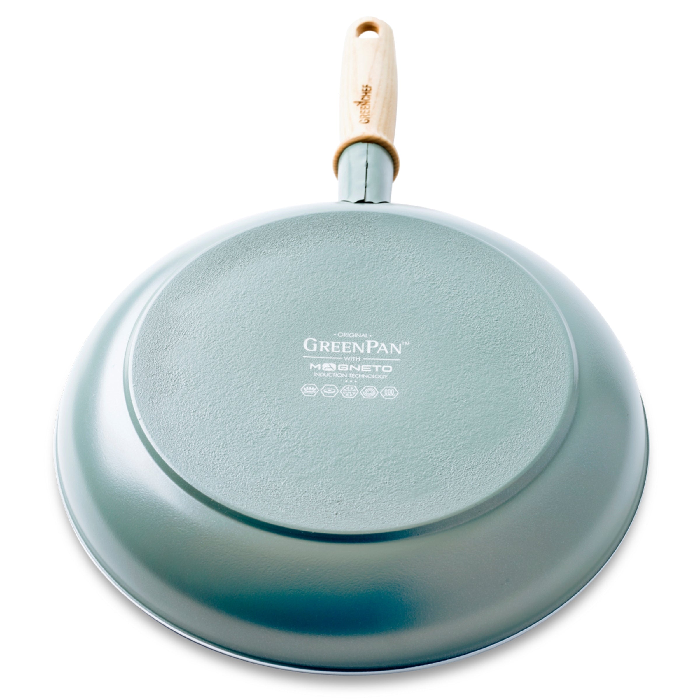 Greepan Mayflower Batterie De Cuisine 4Pcs Avec Couvercle Et Ustensiles - Turquoise