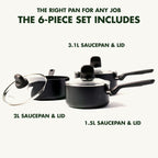 Greenpan Memphis Casserole Avec Couvercle Lot De 6Pcs