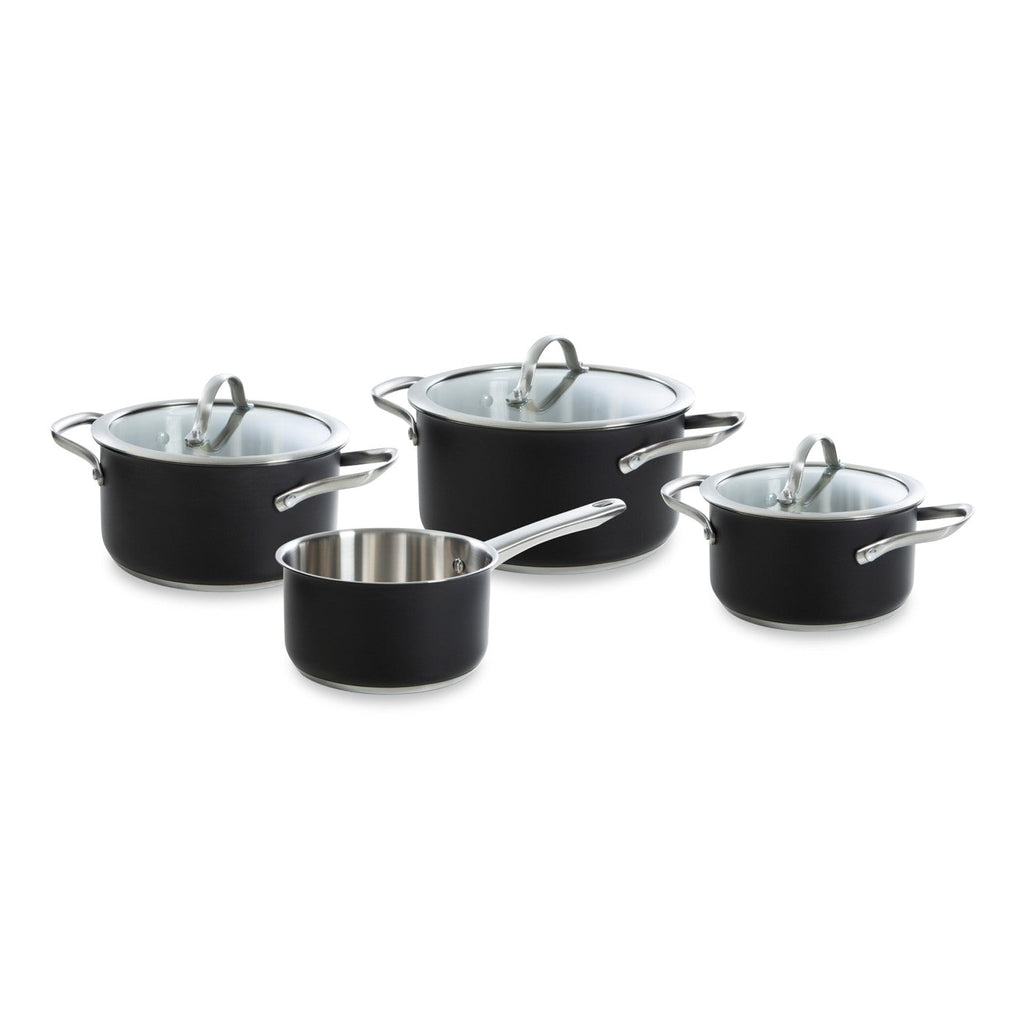 Bk Purity Batterie De Cuisine 4Pcs Noir