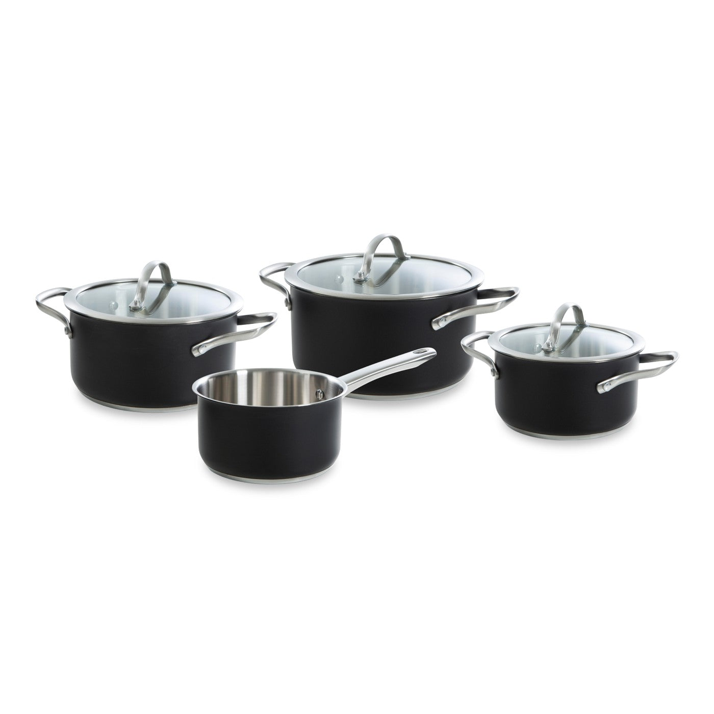 Bk Purity Batterie De Cuisine 4Pcs Noir