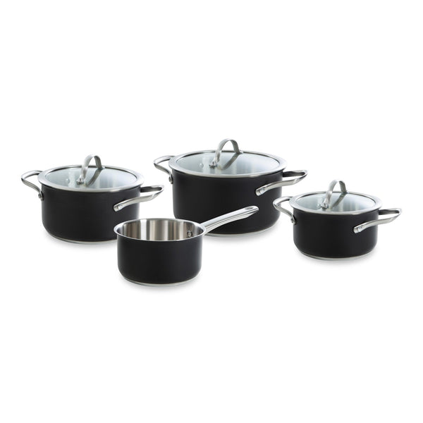 Bk Purity Batterie De Cuisine 4Pcs Noir