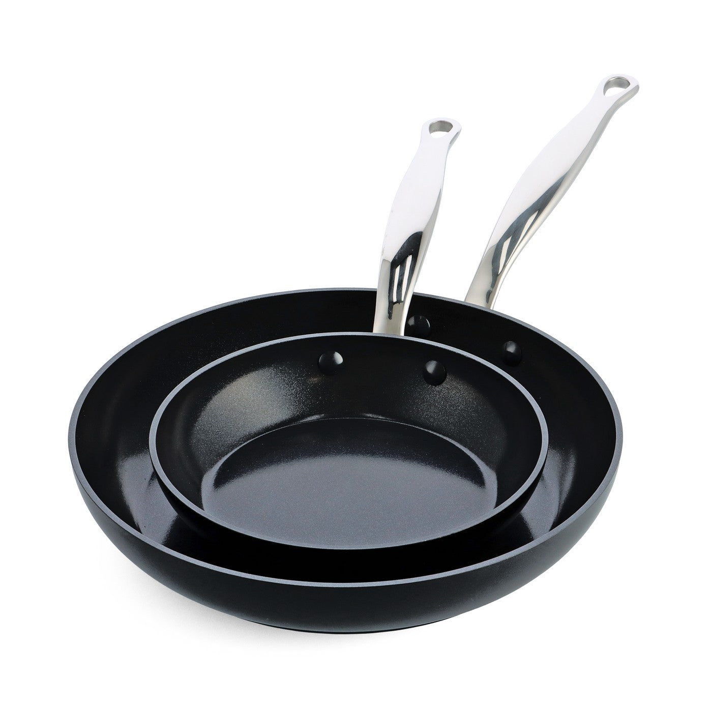 Greenpan Barcelona Lot De 2 Poêles 20+28Cm