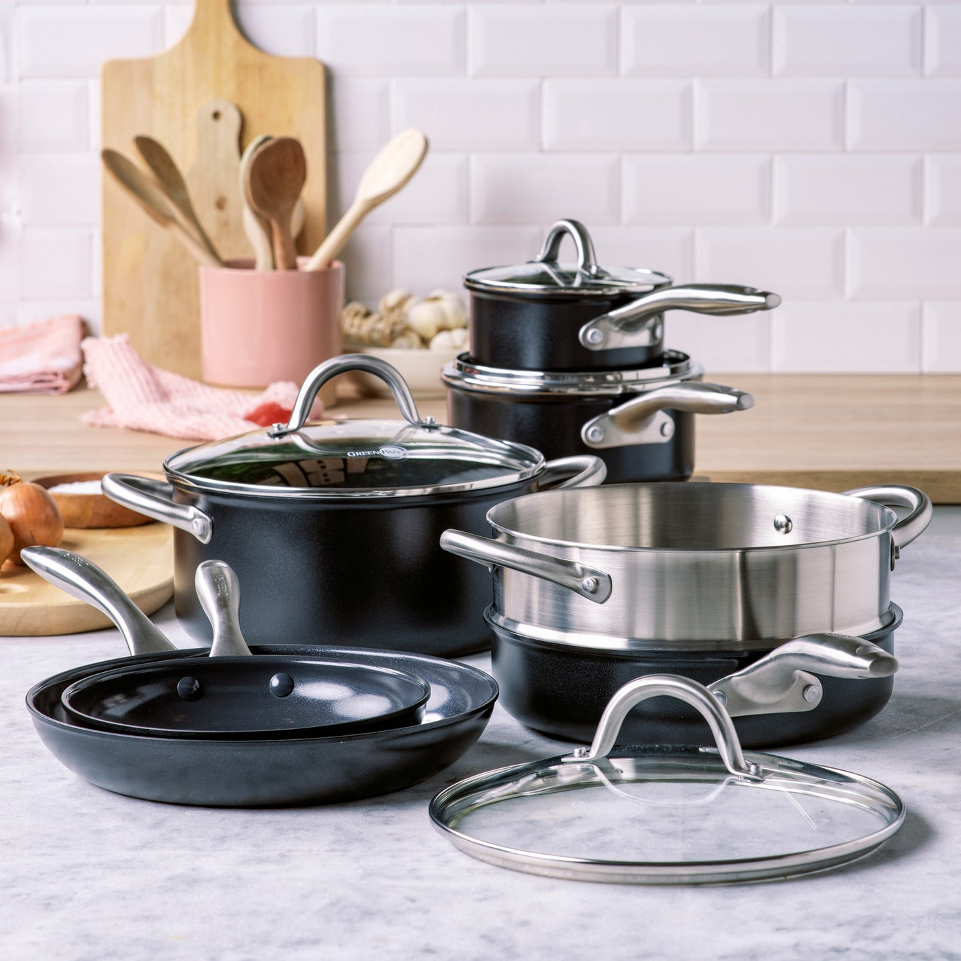Greenpan Lima Poêle Gril 28Cm