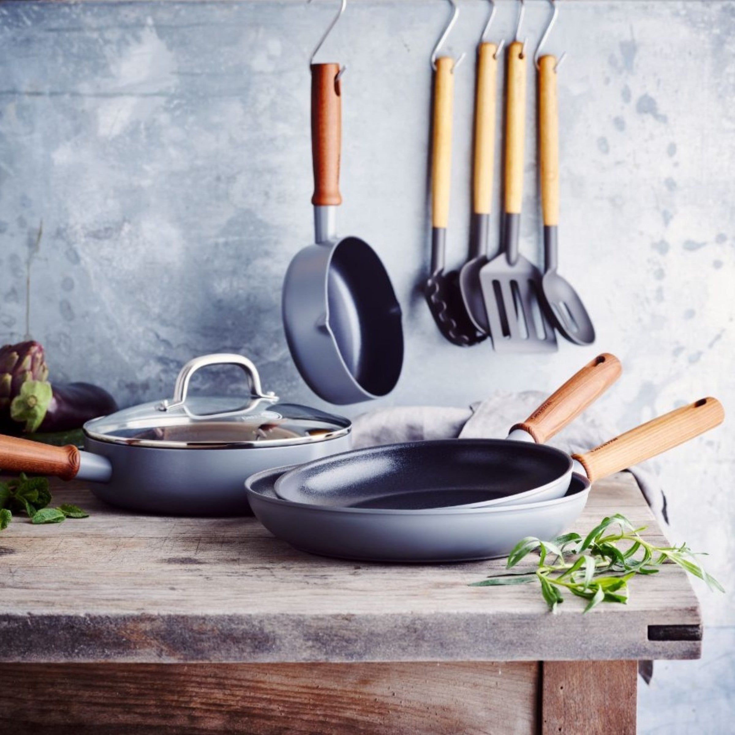 Greenpan Mayflower Pro Lot 2 Poêles 20+28Cm