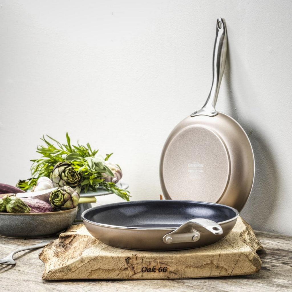 Greenpan Royal Lot De 2 Poêles 24+28Cm Bronze