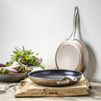 Greenpan Royal Lot De 2 Poêles 24+28Cm Bronze