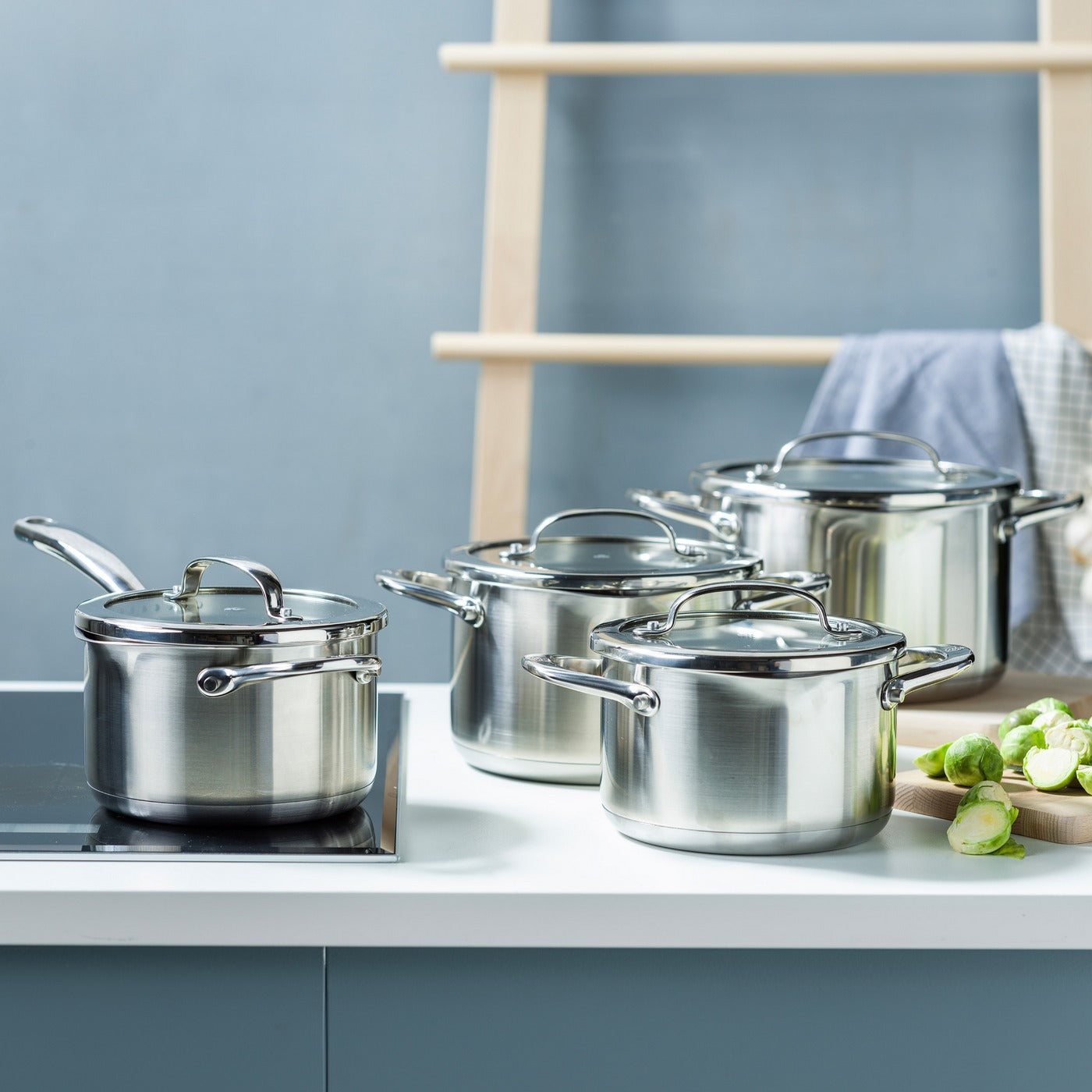Bk Twist Acier Inoxydable Batterie De Cuisine De 4Pcs