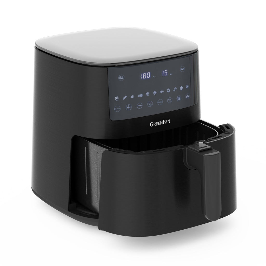 Greenpan Bistro Airfryer 1 Panier 7,2L Céramique Sans Pfas Noir