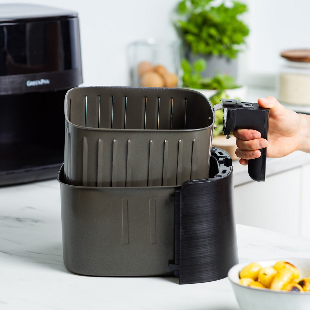 Greenpan Bistro Airfryer 1 Panier 7,2L Céramique Sans Pfas Noir