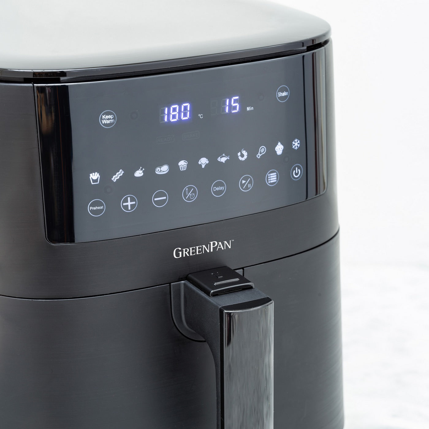 Greenpan Bistro Airfryer 1 Panier 7,2L Céramique Sans Pfas Noir