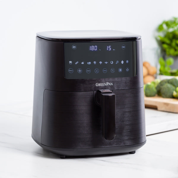 Greenpan Bistro Airfryer 1 Panier 7,2L Céramique Sans Pfas Noir