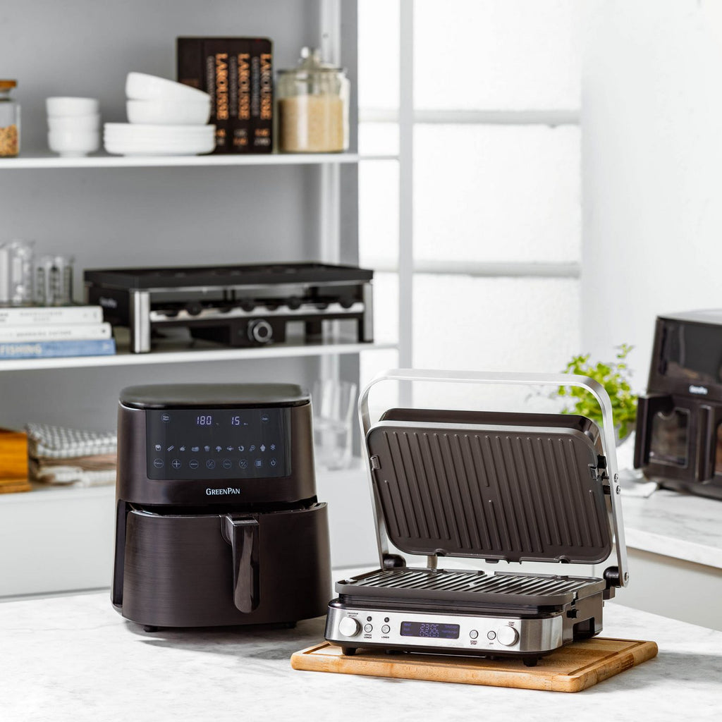 Greenpan Bistro Airfryer 1 Panier 7,2L Céramique Sans Pfas Noir