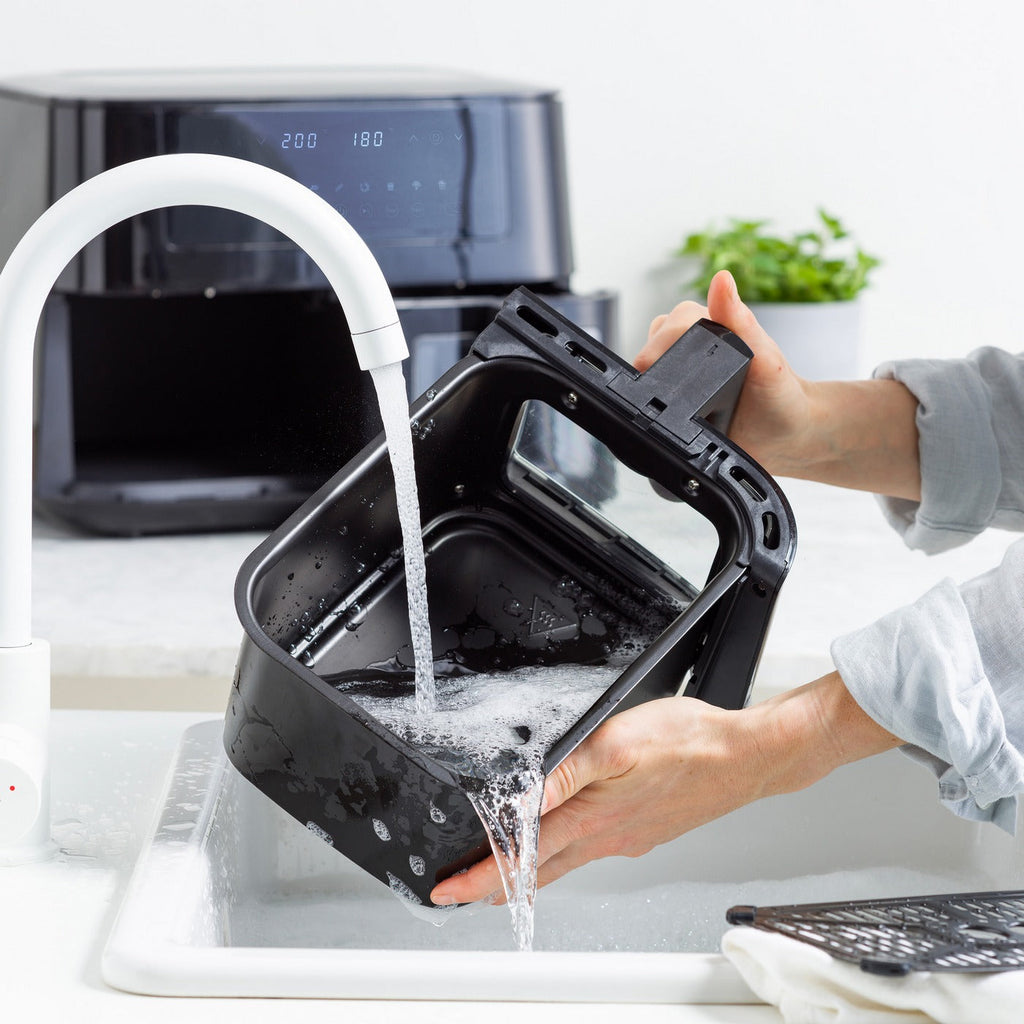 Greenpan Bistro Airfryer 2 Paniers 4+4L Céramique Sans Pfas Noir