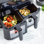 Greenpan Bistro Airfryer 2 Paniers 4+4L Céramique Sans Pfas Noir