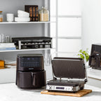 Greenpan Bistro Airfryer 2 Paniers 4+4L Céramique Sans Pfas Noir