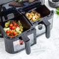 Greenpan Bistro Airfryer 2 Paniers 4+4L Céramique Sans Pfas Noir