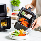 Greenpan Bistro Airfryer 2 Paniers 4+4L Céramique Sans Pfas Noir