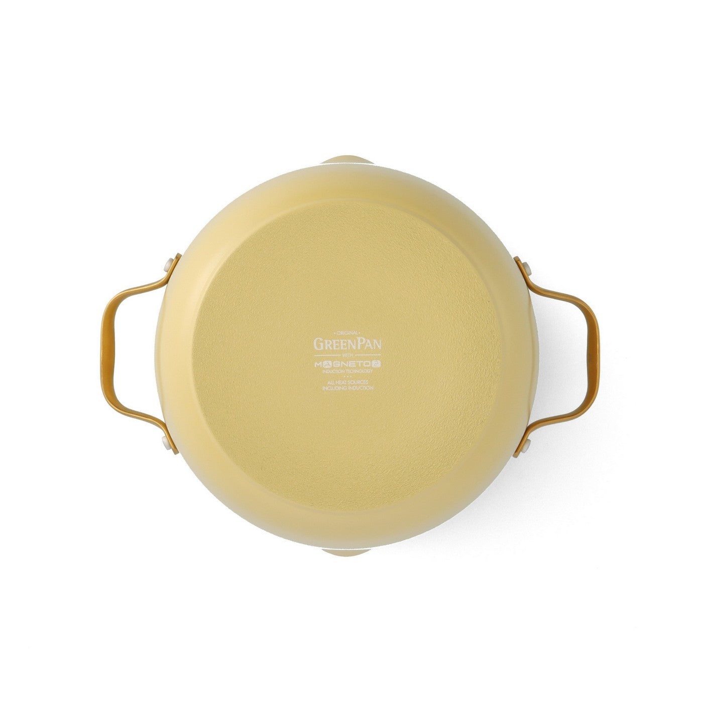 Greenpan Padova Batterie De Cuisine 6 Pcs Avec Couvercles Jaune