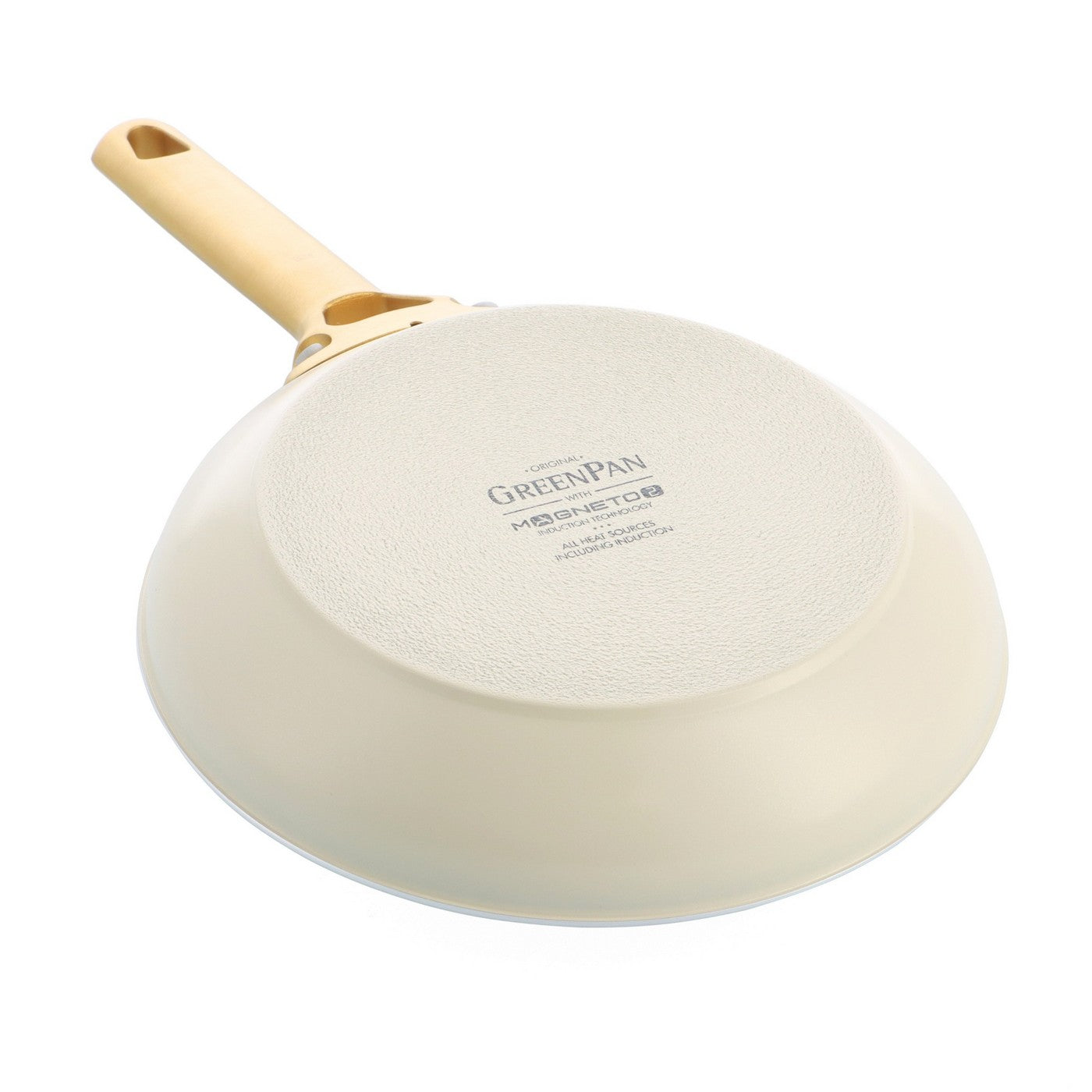 Greenpan Padova Batterie De Cuisine 6 Pcs Avec Couvercles Crème