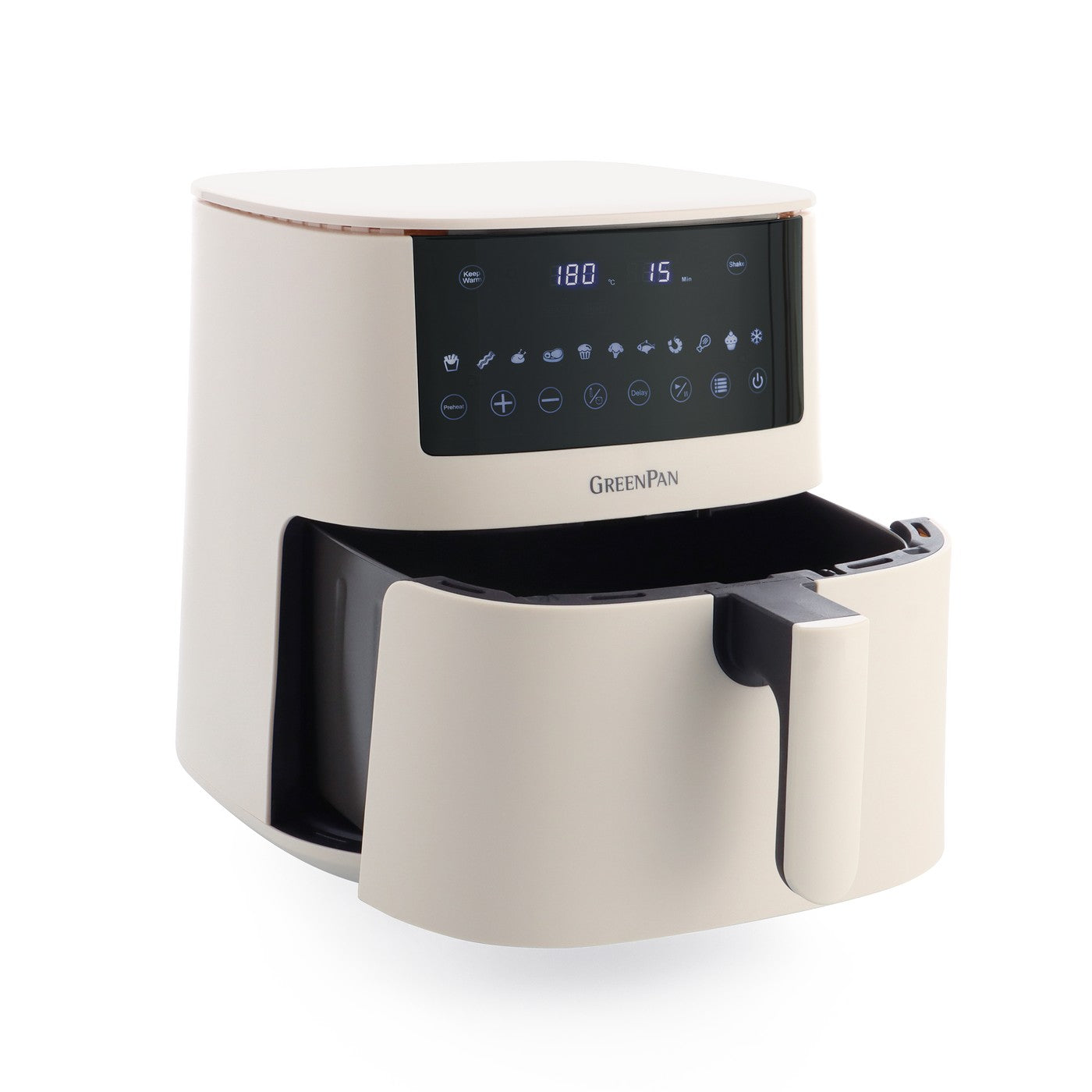 Greenpan Bistro Airfryer 1 Panier 7,2L Céramique Sans Pfas Crème
