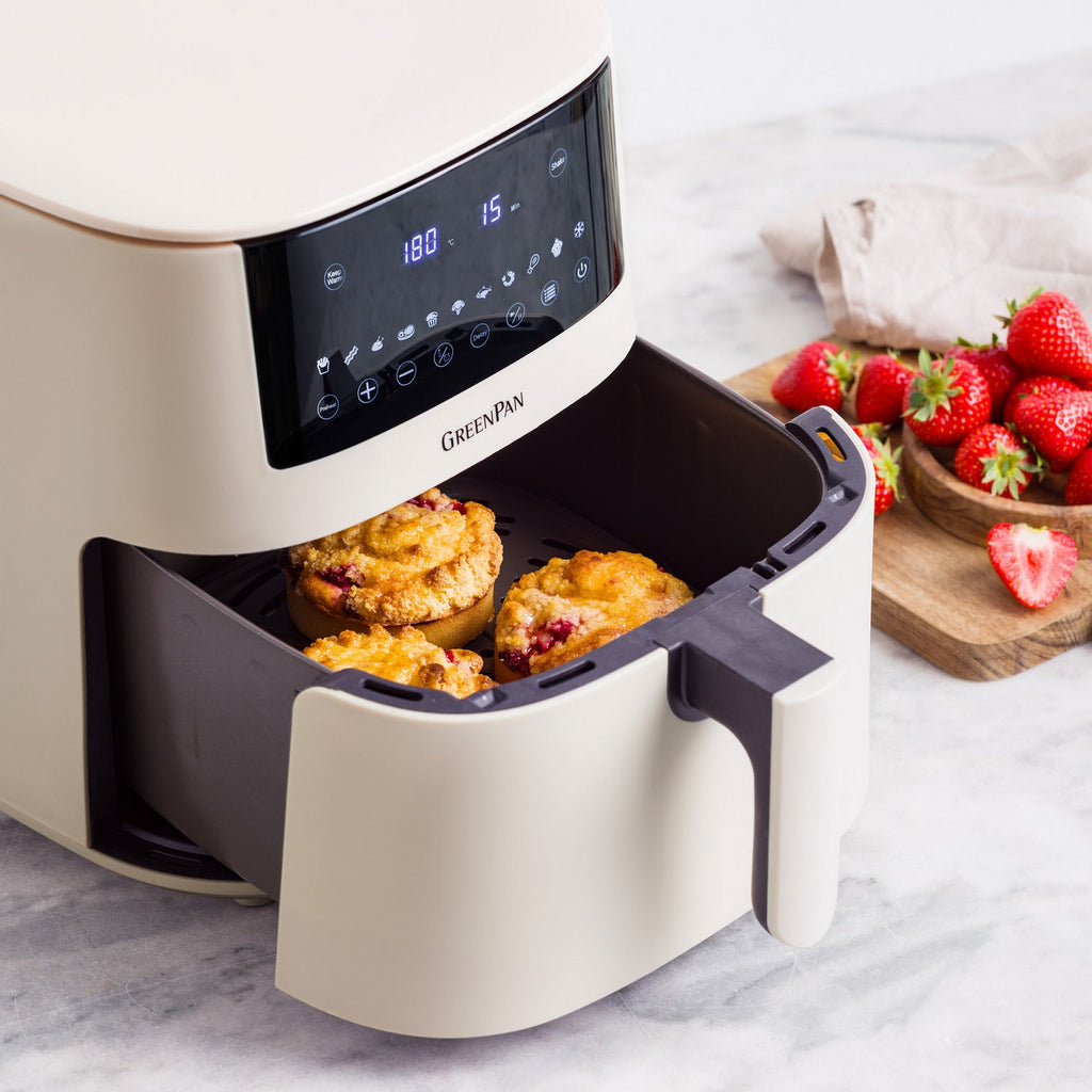 Greenpan Bistro Airfryer 1 Panier 7,2L Céramique Sans Pfas Crème