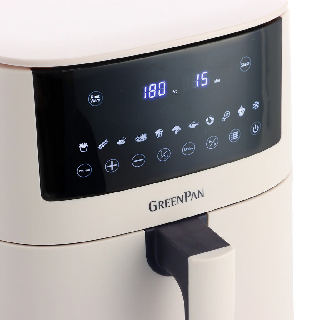 Greenpan Bistro Airfryer 1 Panier 7,2L Céramique Sans Pfas Crème