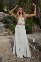 Robe Longue Valentine - Vert D’Eau