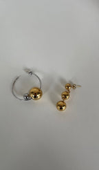Boucles D'Oreilles Asymmetric Pearl