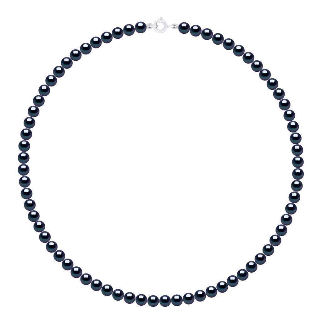 Collier En Véritables Perles De Culture D'Eau Douce Rondes 5-6 Mm