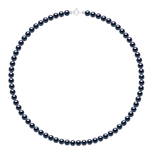 Collier En Véritables Perles De Culture D'Eau Douce Rondes 5-6 Mm