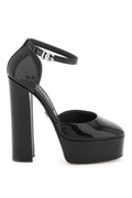 Dolce & Gabbana - Escarpins Dolce & Gabbana Polished Leather Platform Pumps
